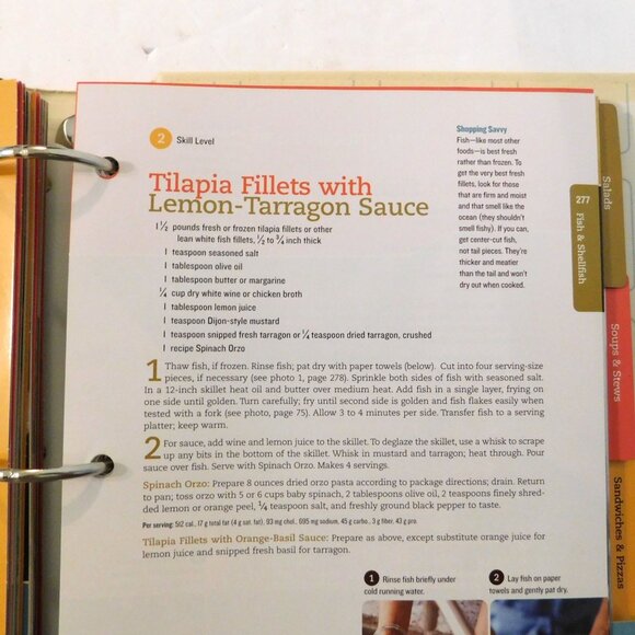 Anyone Can Cook Better Homes and Gardens Cookbook 1st Edition 2007 HB Binder - Picture 10 of 15